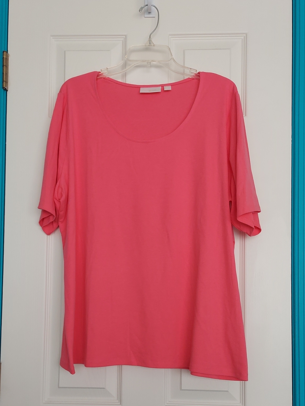 Belle By Kim Gravel Elbow Sleeve Knit Top
